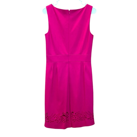 Tahari Sheath Career Dress in Hot Pink Sz 6 - Picture 2 of 5